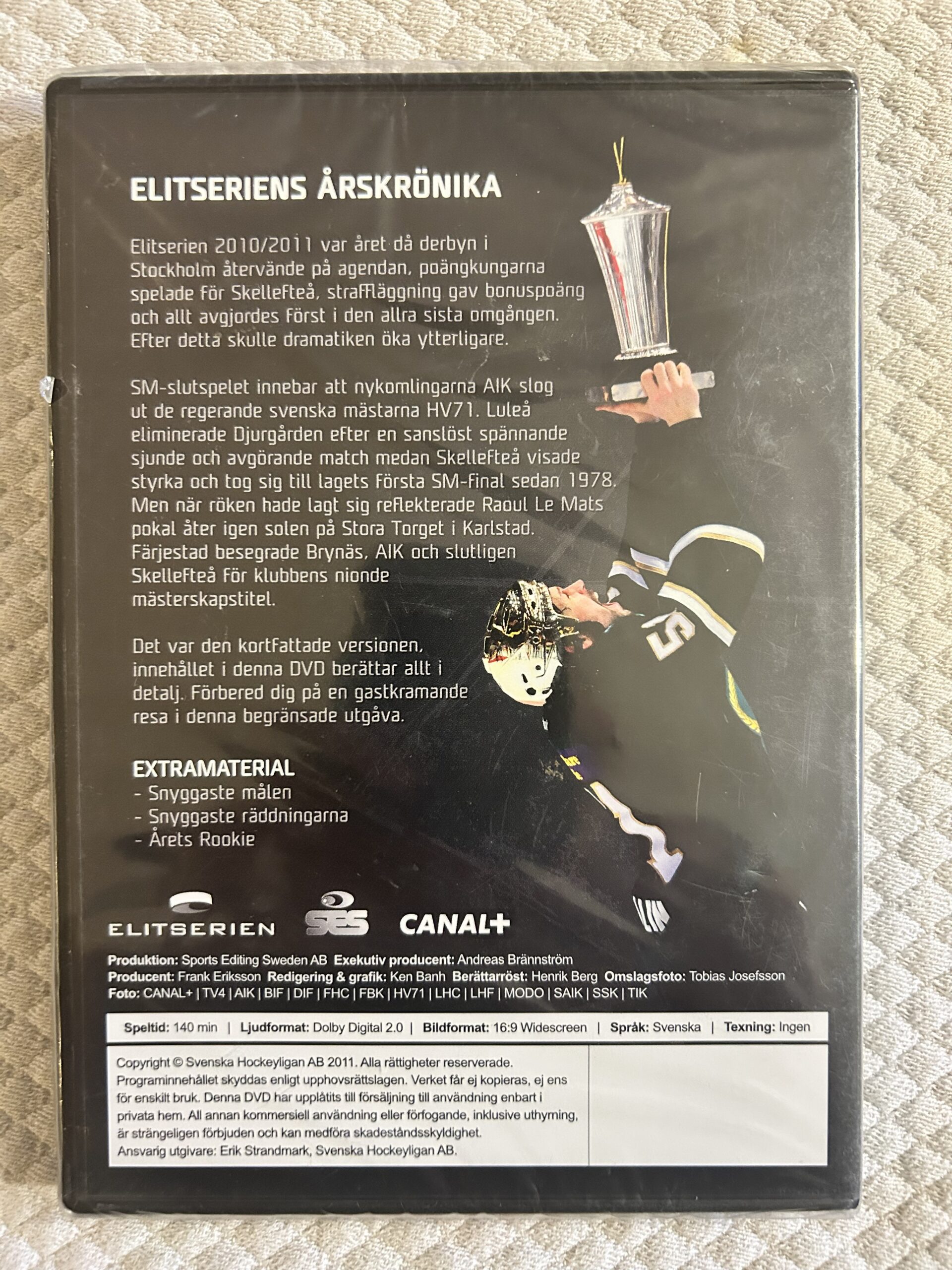 litseriens Årskrönika 2010/2011 DVD Sport / Ishockey Region 2 PAL Limited Edition - Bild 2
