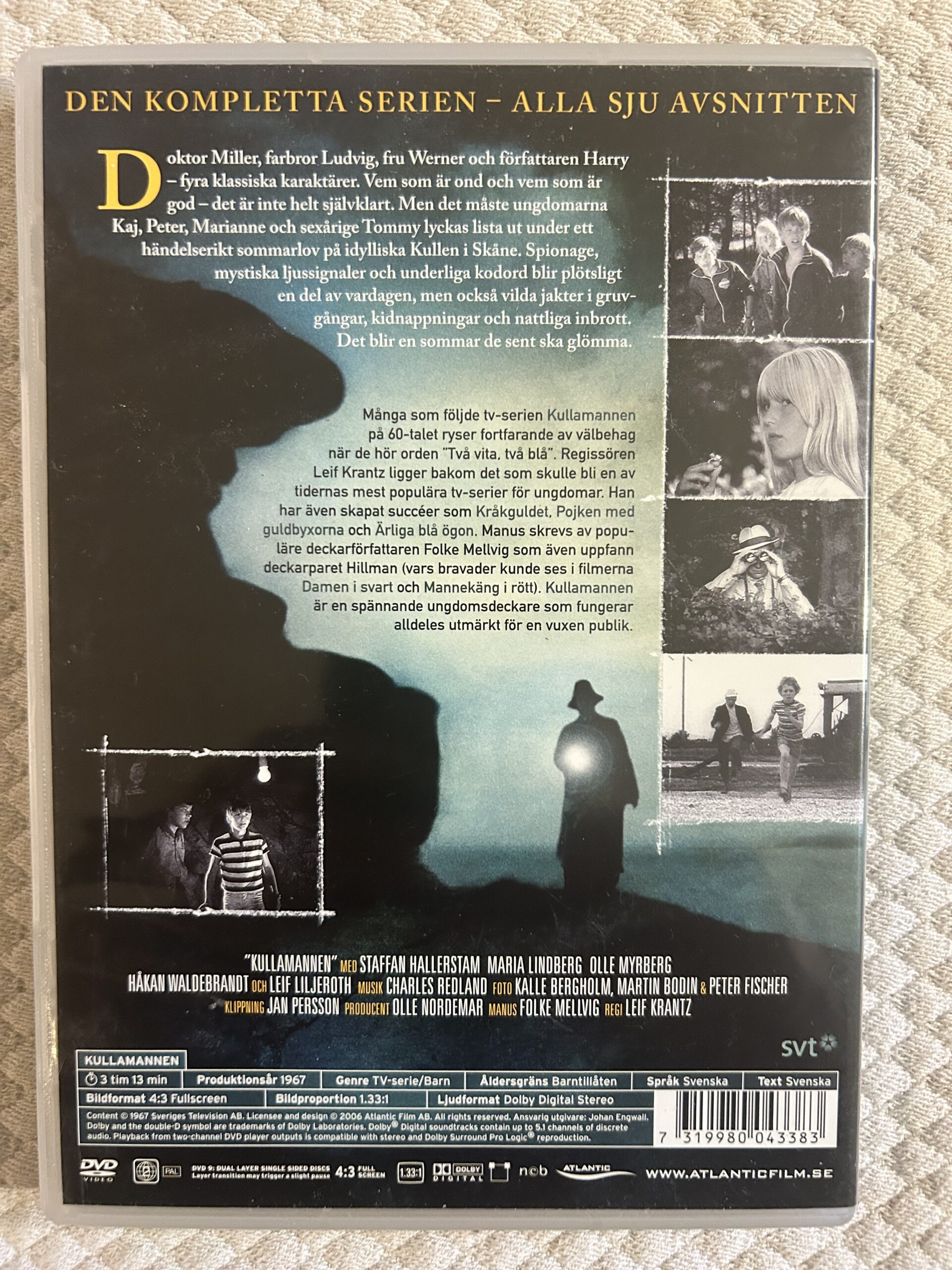 Kullamannen (1967) TV-serie / Ungdomsdeckare DVD Region 2 PAL - Bild 2