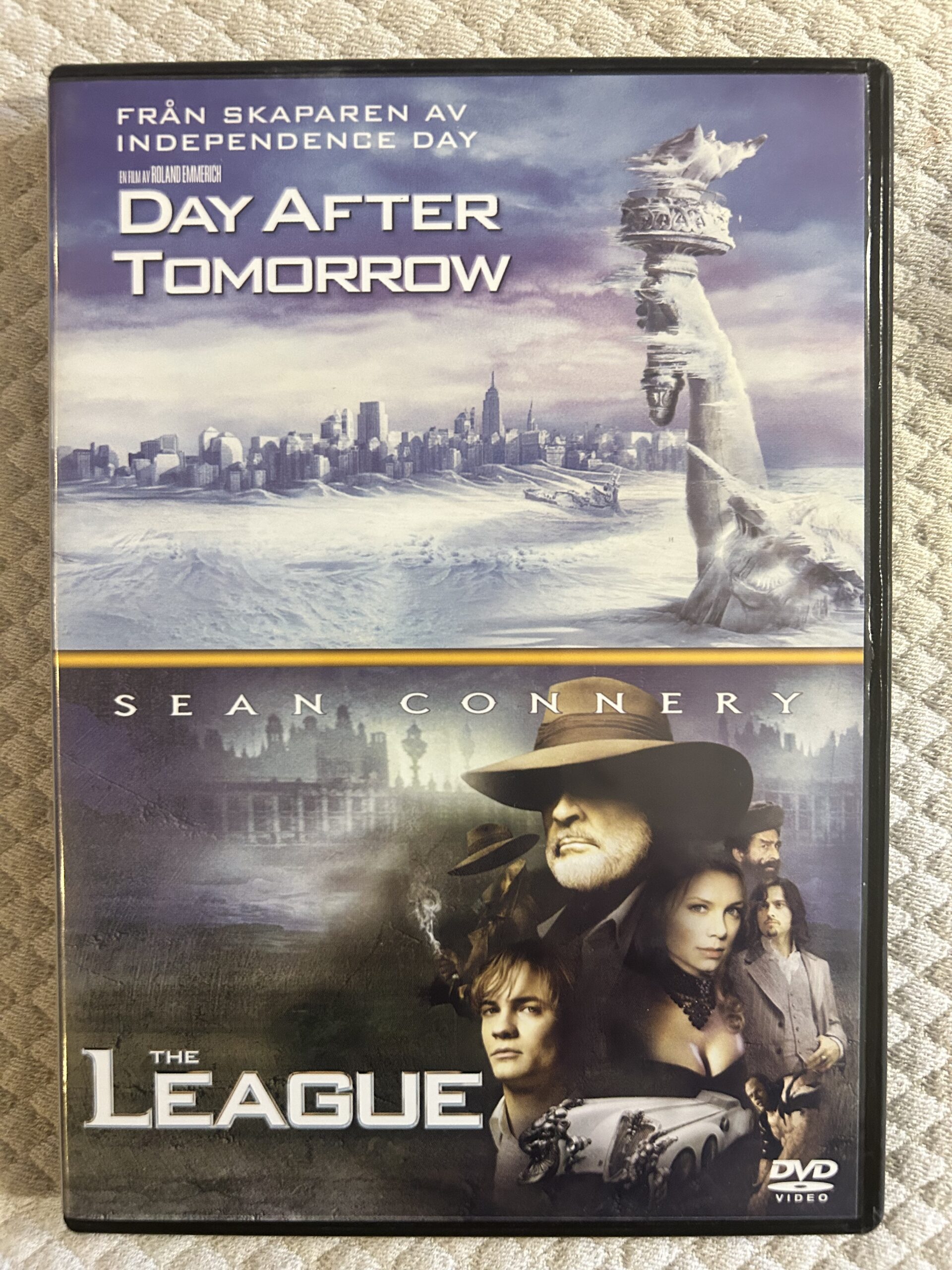 Day After Tomorrow (2004) Action / Katastroffilm DVD Region 2 PAL + The League (2003) Äventyr DVD Region 2 PAL