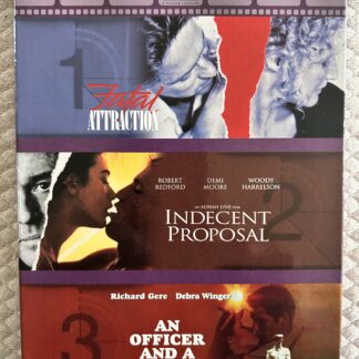 Fatal Attraction / Indecent Proposal / An Officer and a Gentleman – DVD Box Set Romantik & Drama Collection Region 2