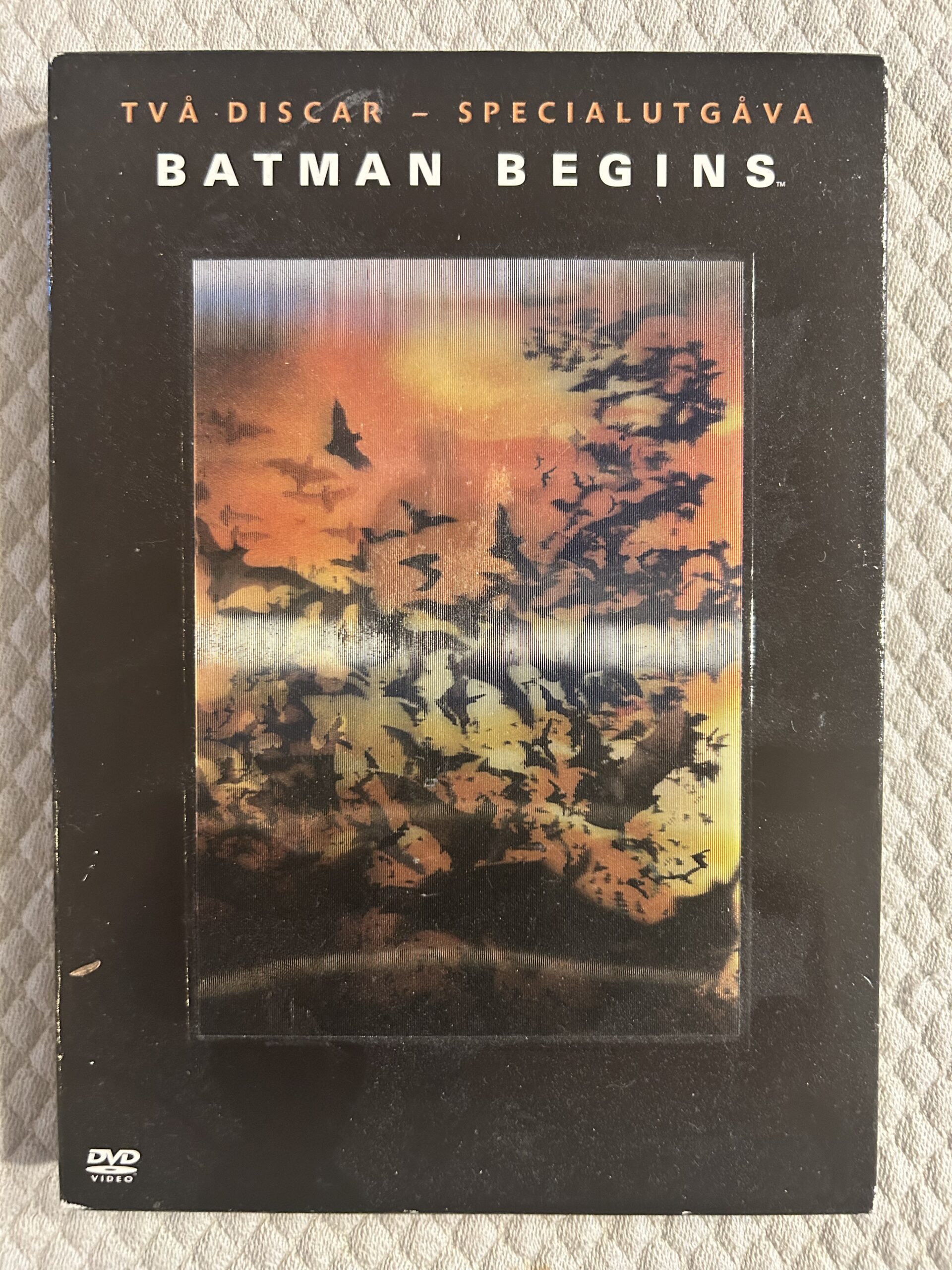 Batman Begins (2005) Action / Superhjälte / Äventyr – Region 2 PAL DVD 2-Disc Specialutgåva