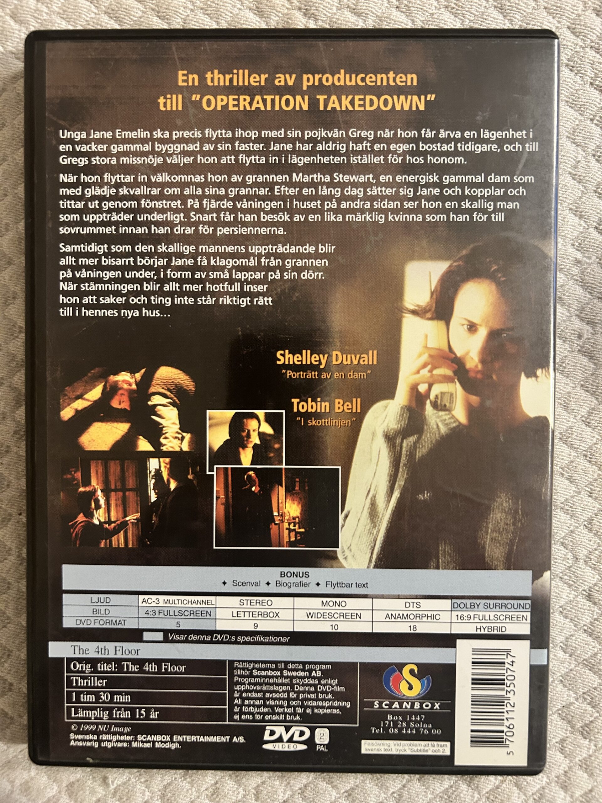Skapa en säljande aanons från filmens fram och baksida. Den ska vara så SEO kompatibel som möjligt, Rubriken ska innehålla filmens titel, årtal, genre samt vilken region. - Bild 2