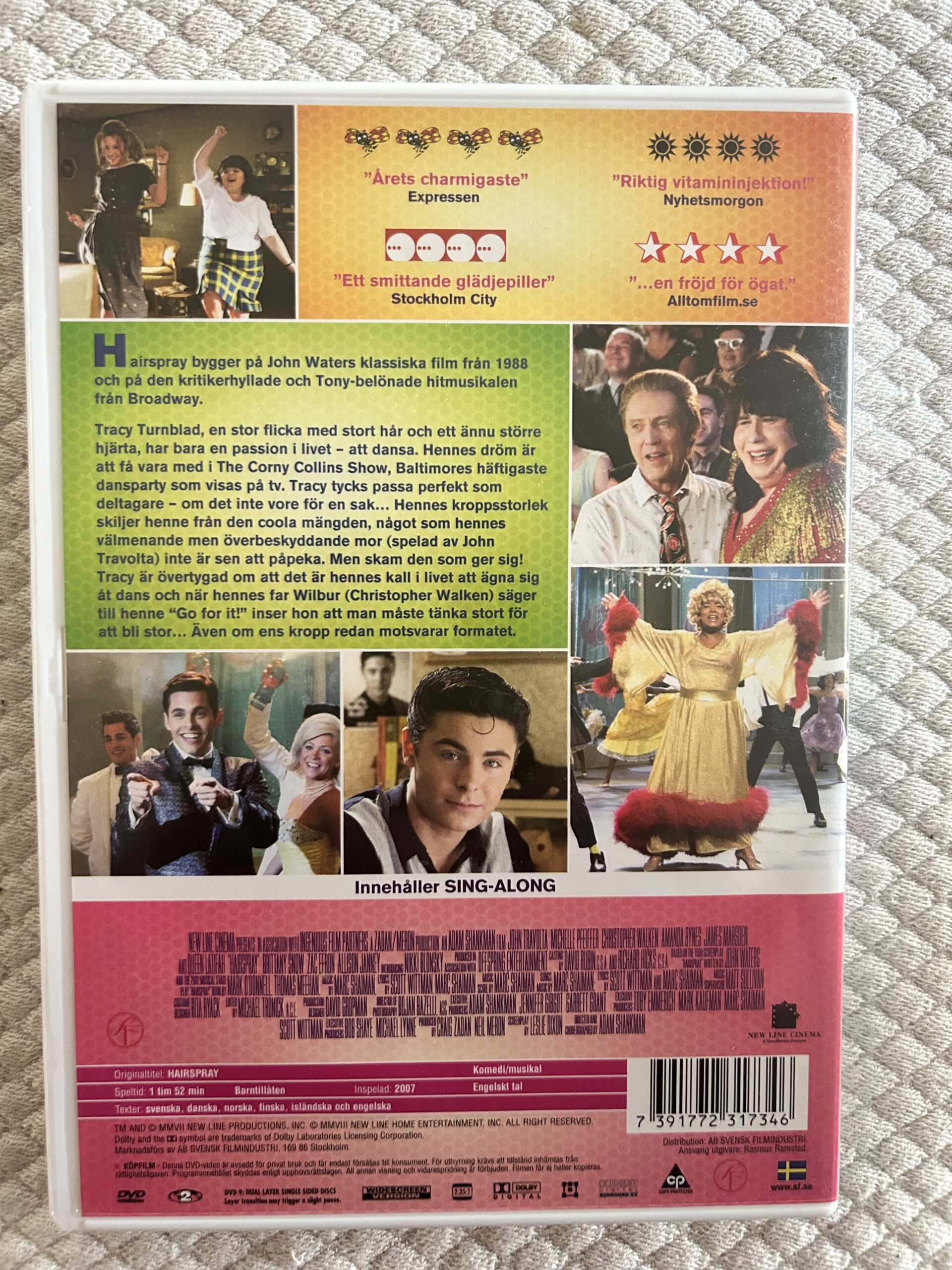Hairspray (2007) Komedi / Musikal – Region 2 PAL DVD - Bild 2