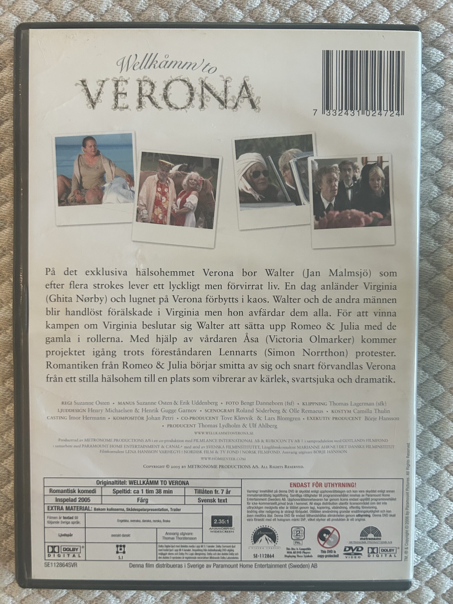 Wellkåmm to Verona (2005) Romantisk Komedi – Region 2 PAL DVD - Bild 2