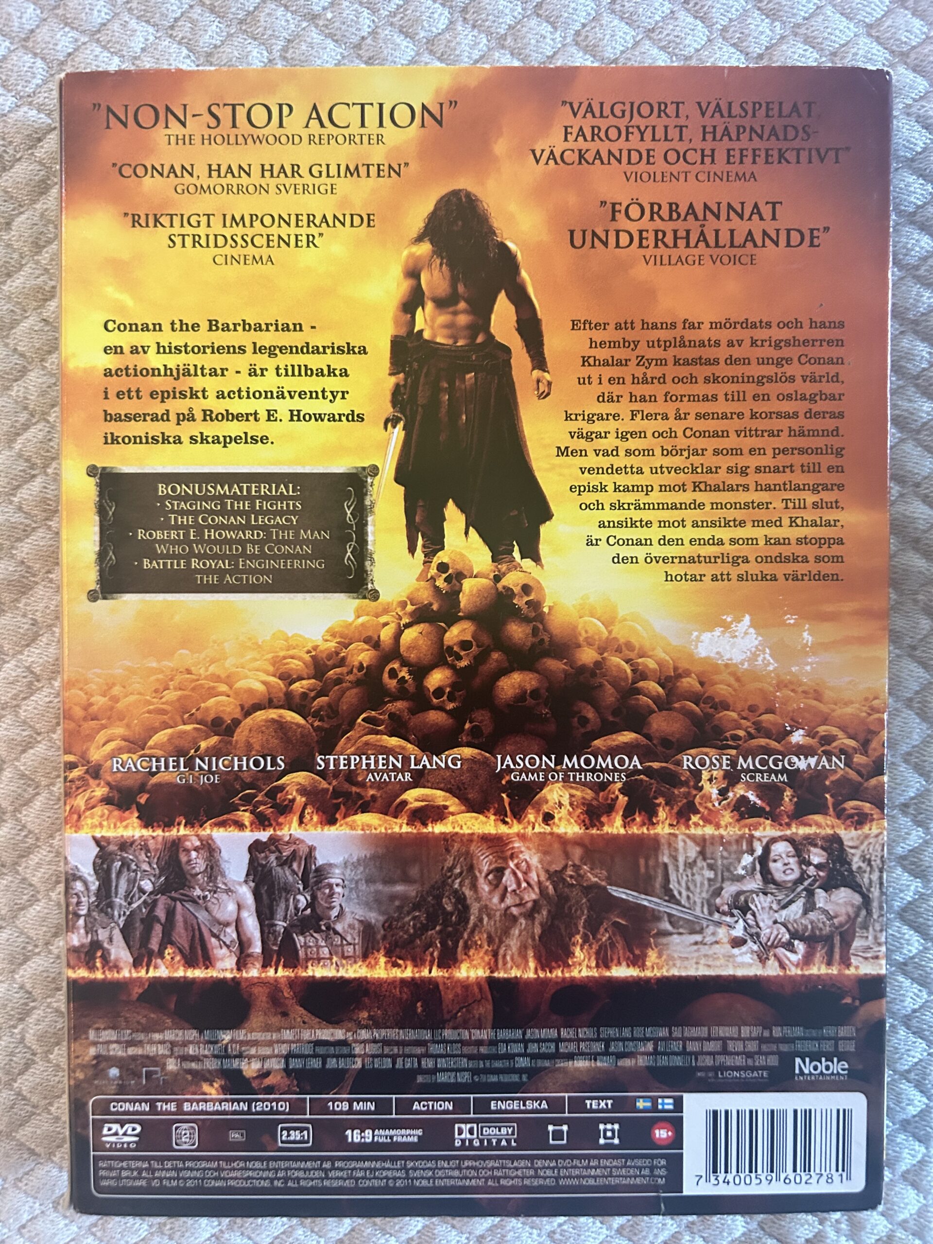Conan the Barbarian (2011) Action / Fantasy / Äventyr – Region 2 PAL DVD - Bild 2