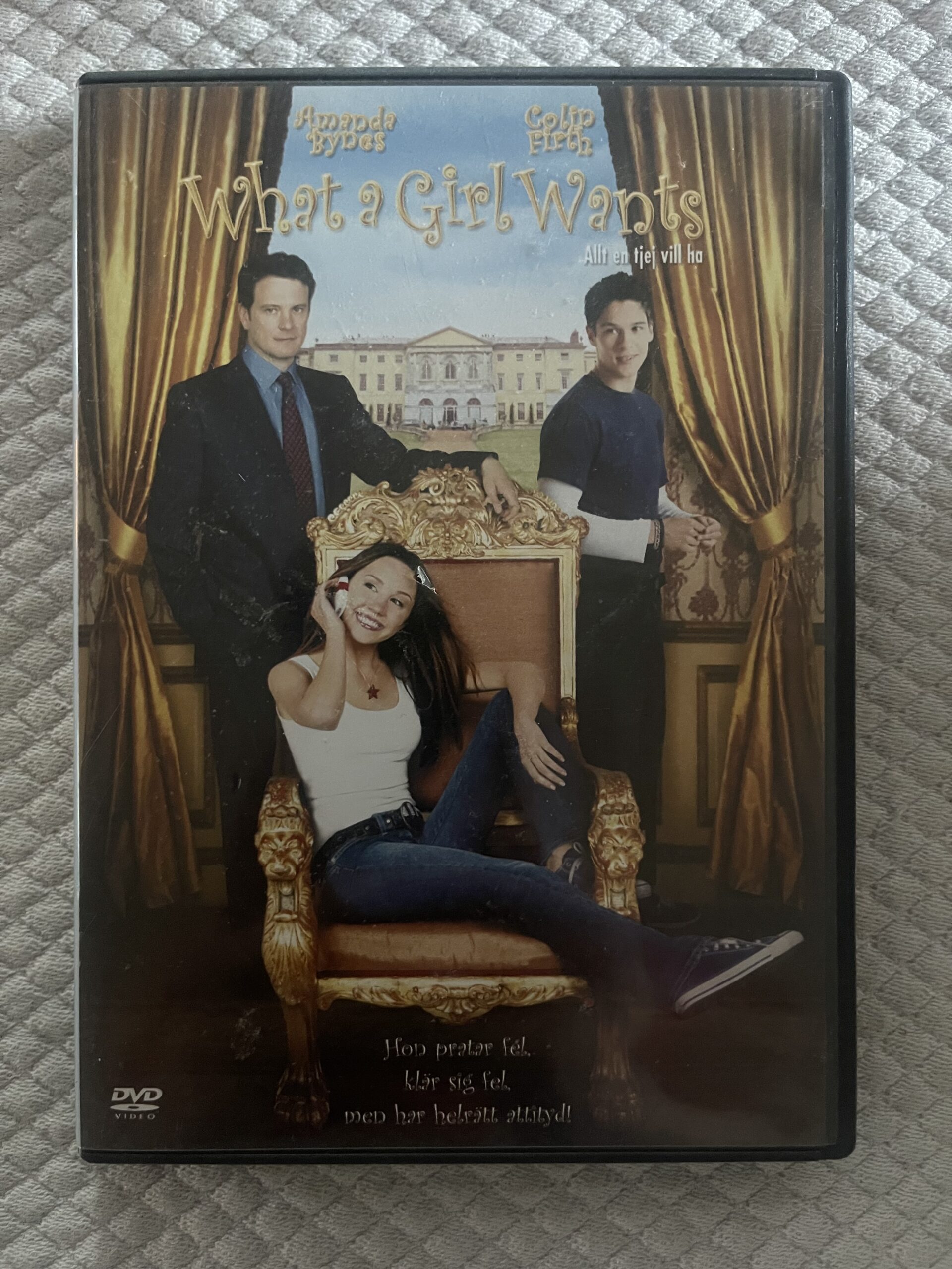 What a Girl Wants (2003) – Romantisk Komedi – DVD – Region 2 (PAL)