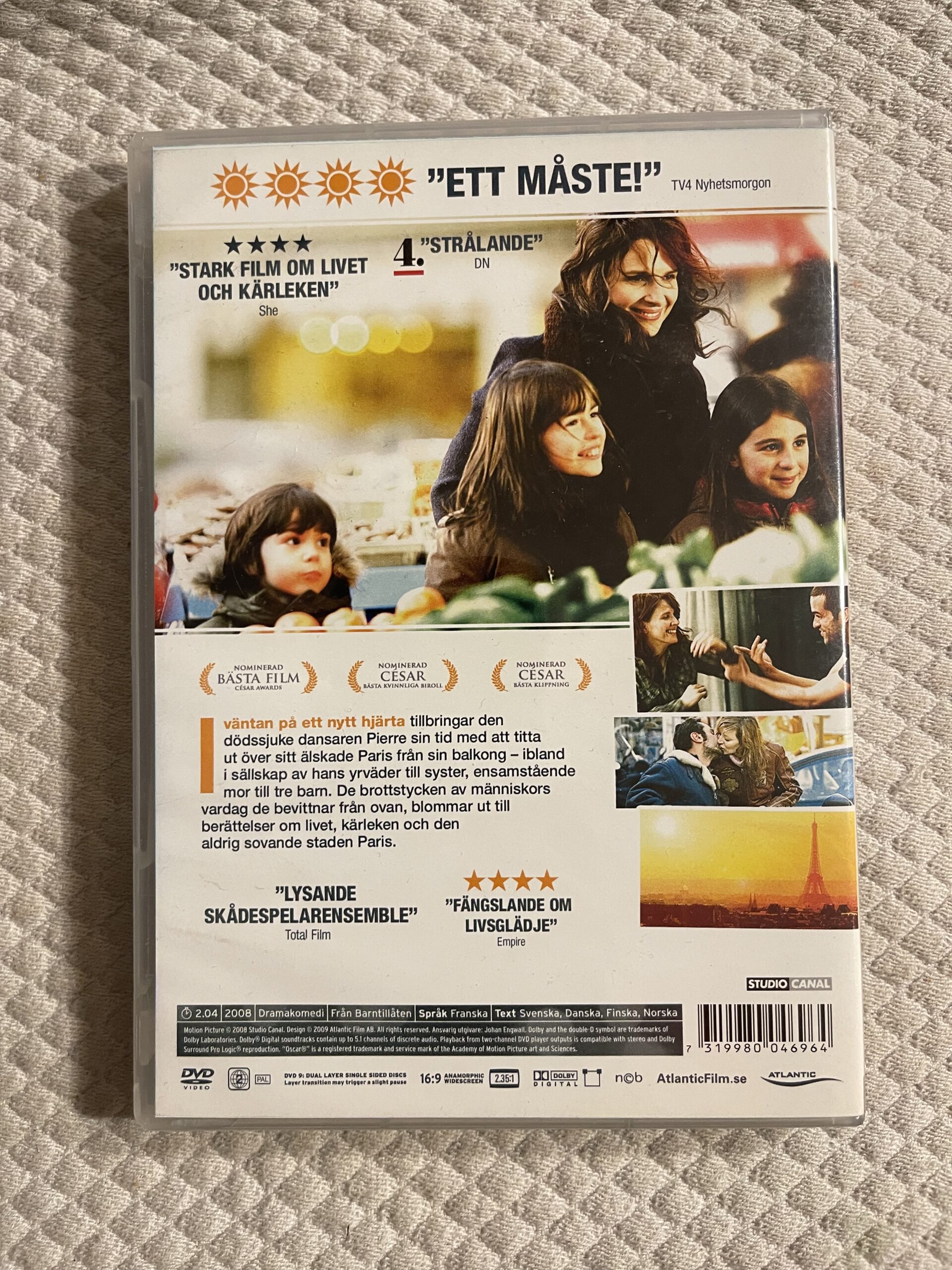 Paris (2008) Drama/Romantik DVD Region 2 (PAL) – Juliette Binoche & Romain Duris - Bild 2