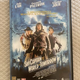 Sky Captain and the World of Tomorrow (2004) Action/Sci-Fi Äventyr DVD PAL Region 2 – Jude Law, Gwyneth Paltrow, Angelina Jolie