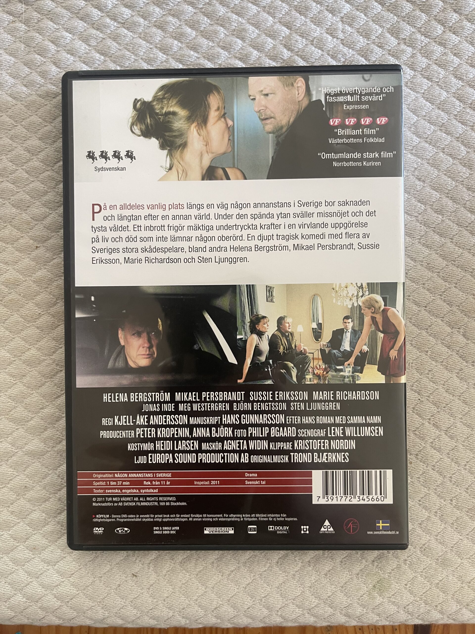 Någon Annanstans i Sverige (2011) Drama DVD PAL Region 2 – Helena Bergström, Mikael Persbrandt - Bild 2