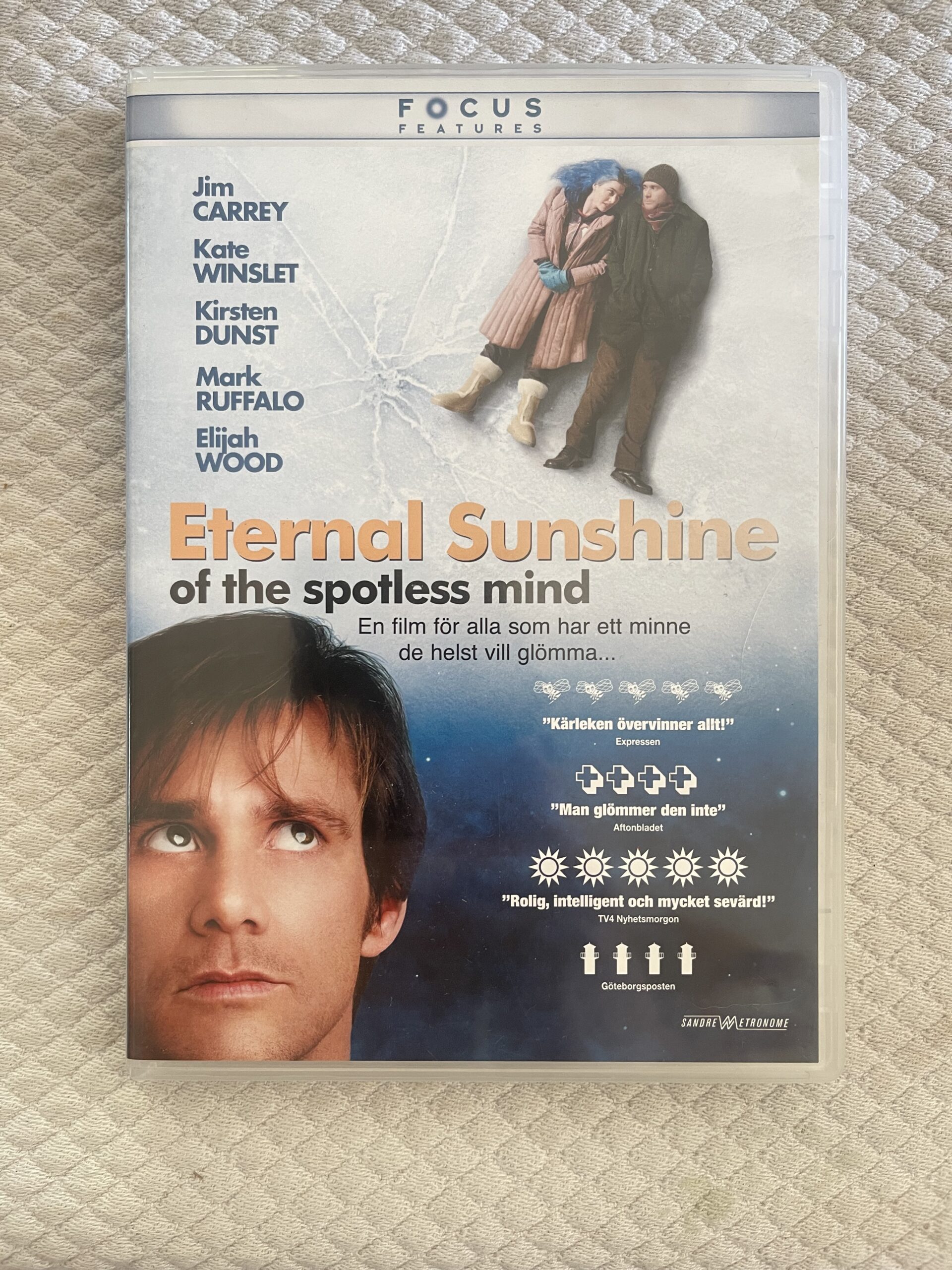 Eternal Sunshine of the Spotless Mind (2004) Drama/Romantik DVD PAL Region 2 – Jim Carrey & Kate Winslet
