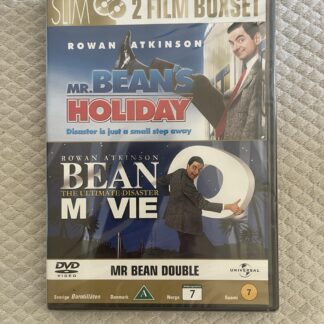 Mr. Bean Double (1997 & 2007) Komedi DVD PAL Region 2 – Bean The Ultimate Disaster Movie & Mr Bean’s Holiday