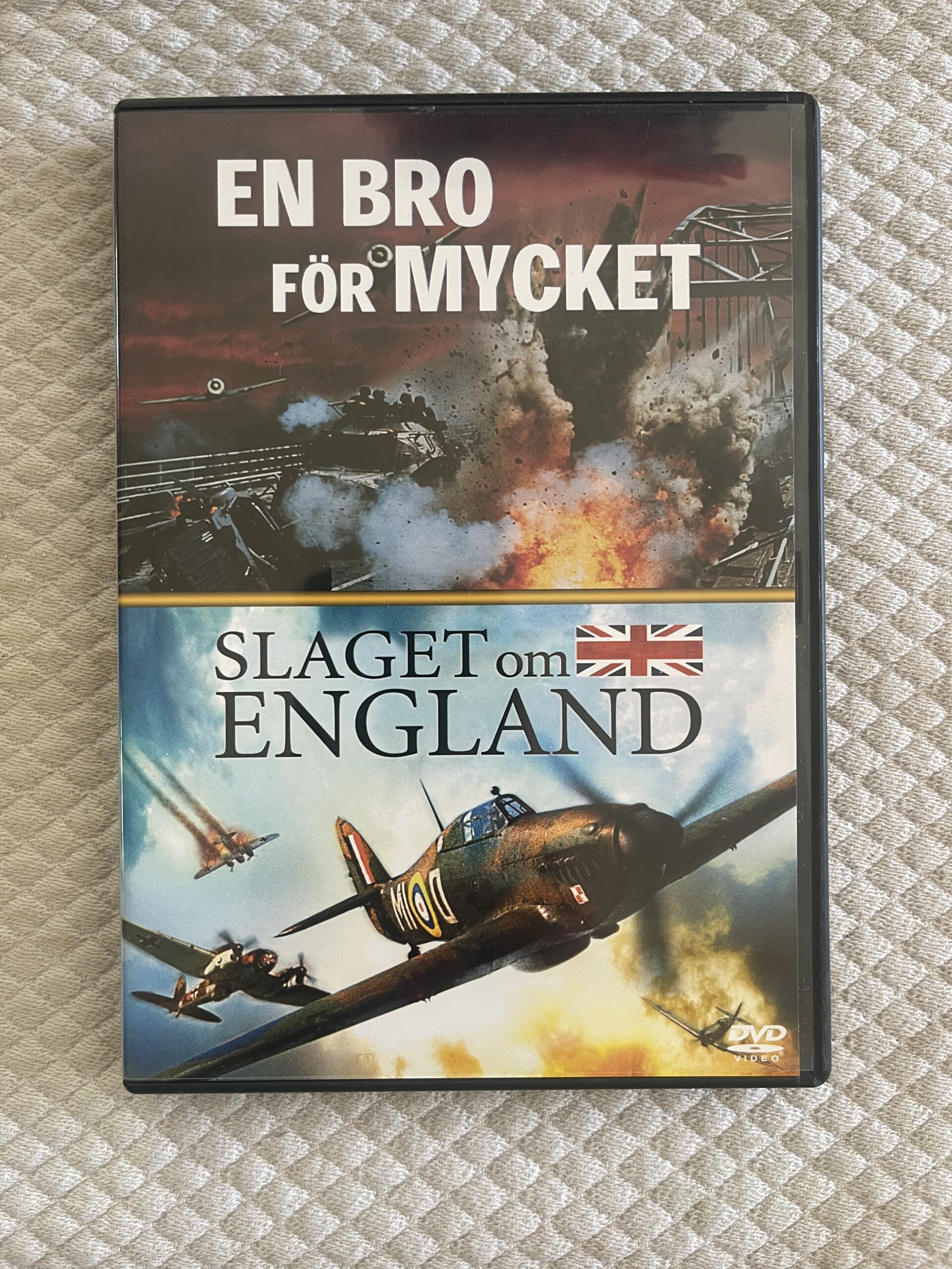 En Bro För Mycket (1977) & Slaget om England (1969) – Krigsfilm DVD Region 2 (PAL) Dubbelutgåva