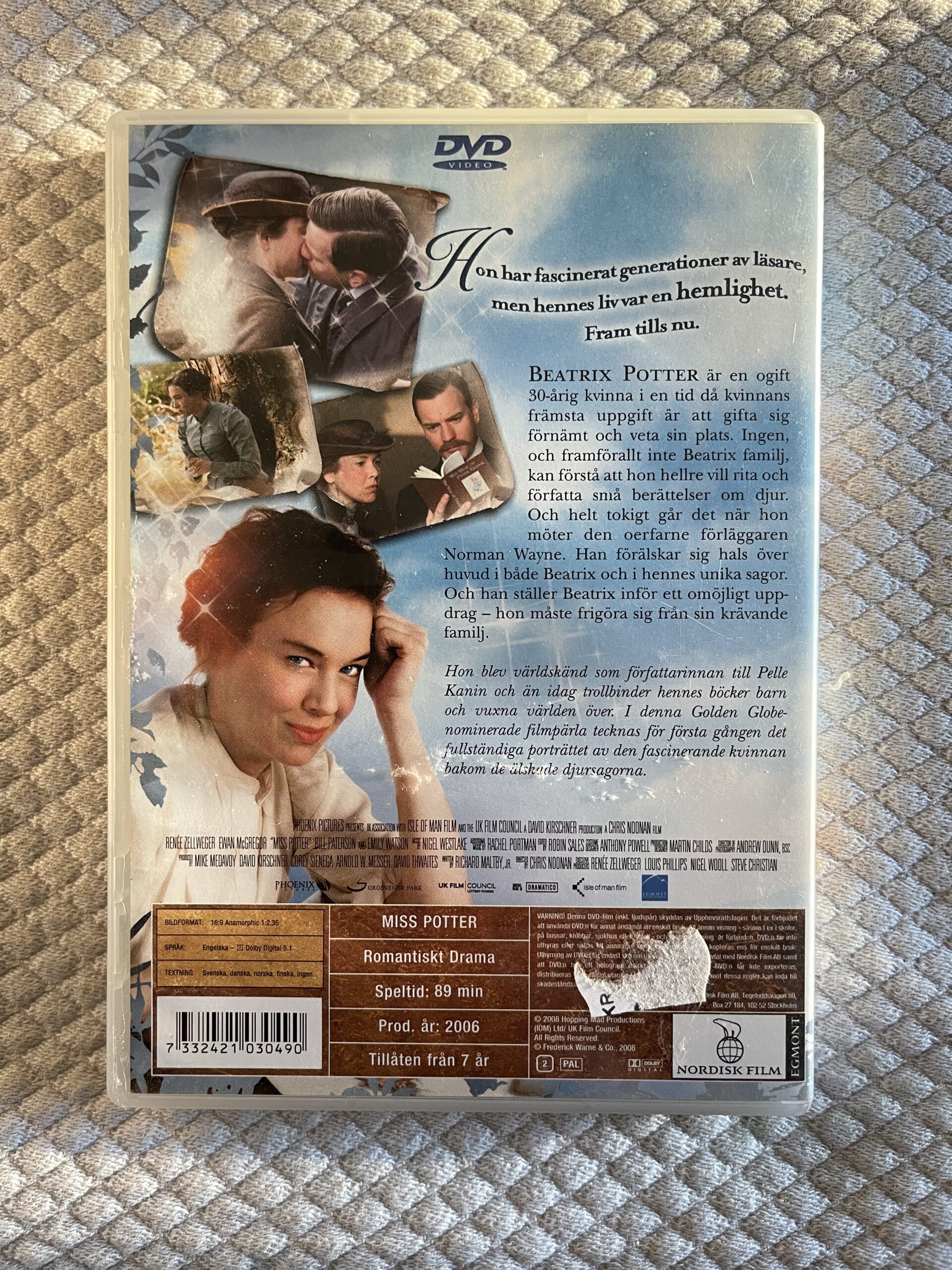 Miss Potter (2006) Romantiskt Drama DVD PAL Region 2 - Bild 2