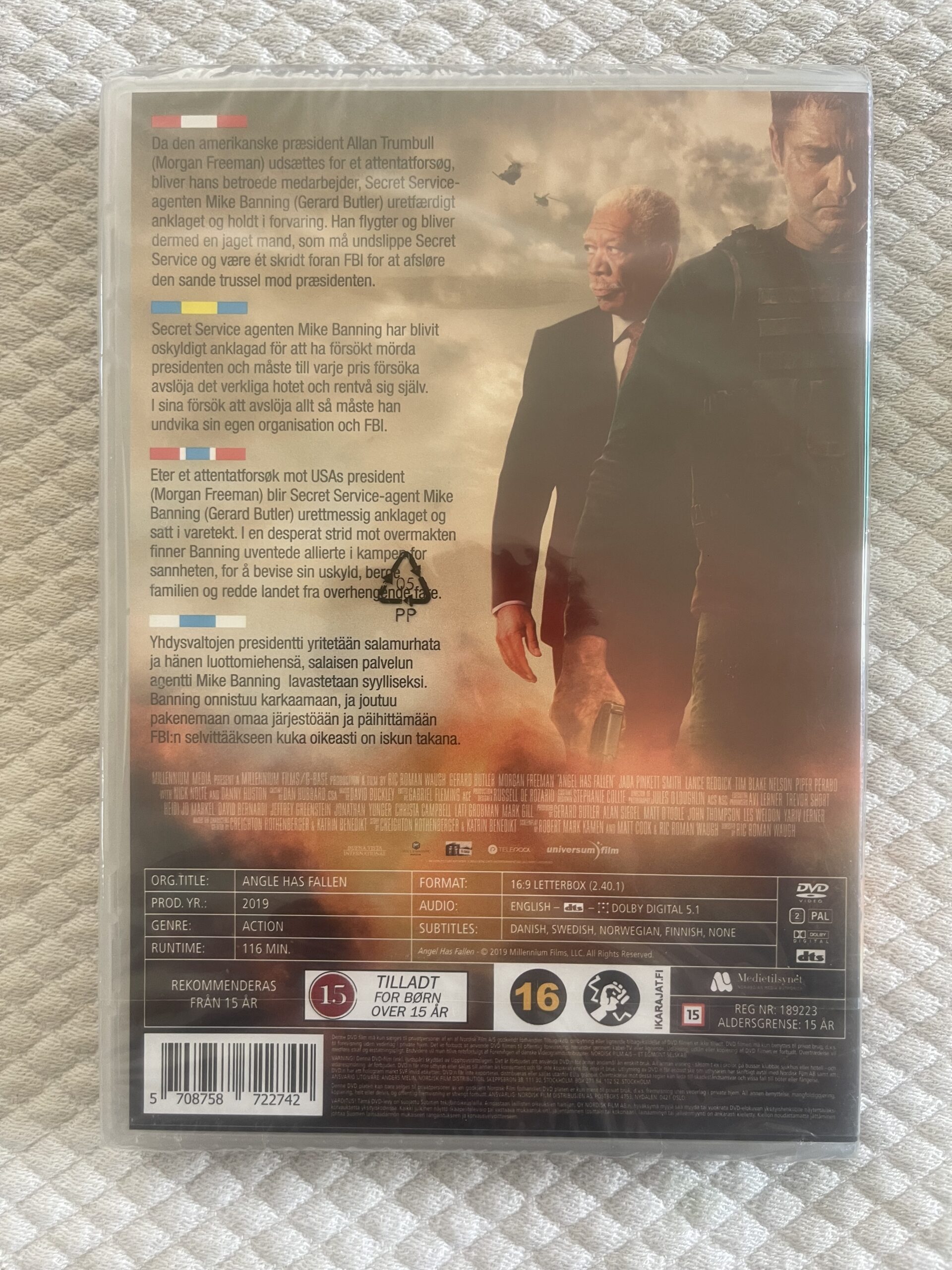 Angel Has Fallen (2019) Action/Thriller DVD Region 2 PAL - Bild 2