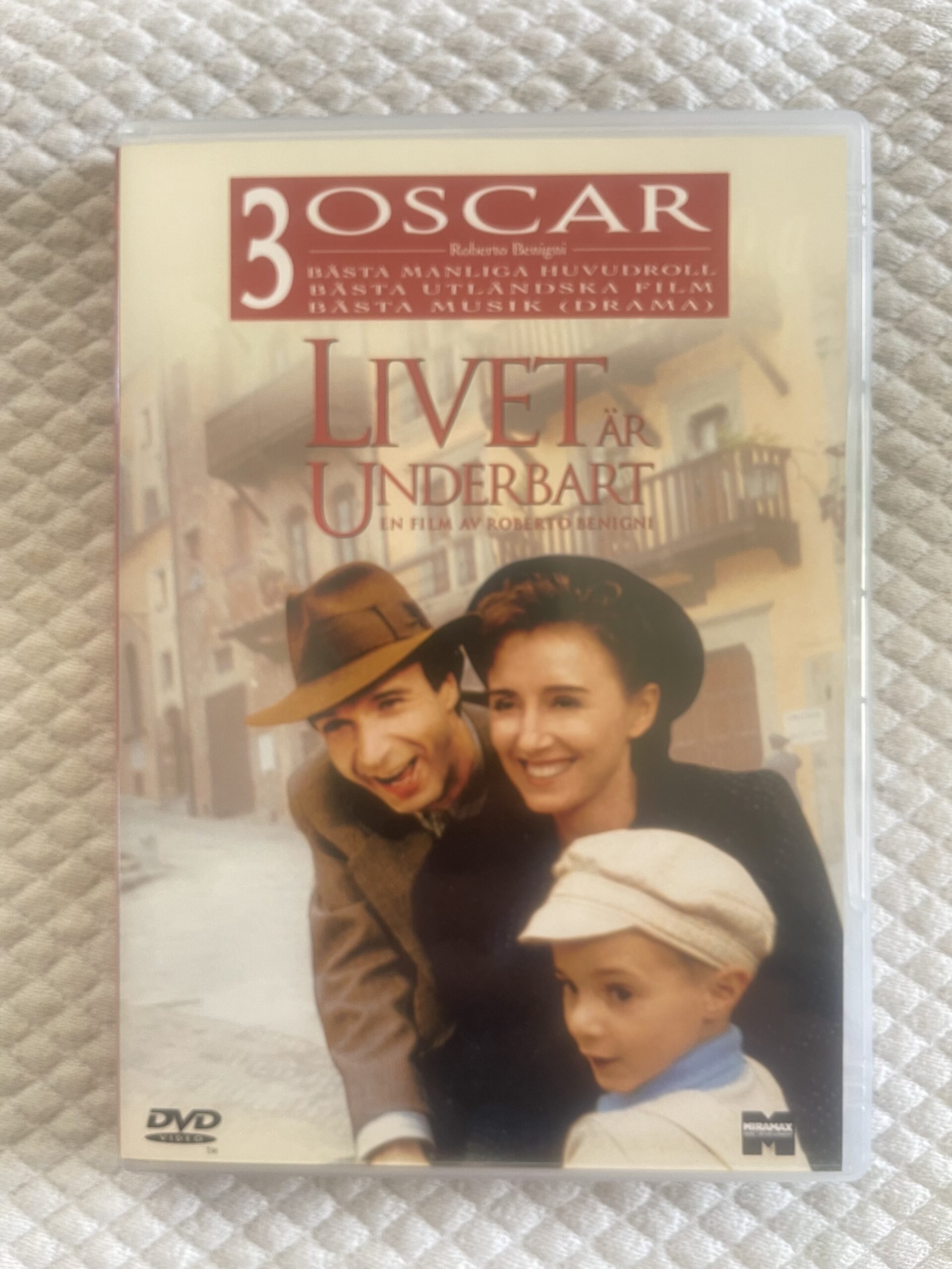Livet är underbart (1997) Drama/Komedi DVD Region 2 PAL – Oscarvinnande Klassiker