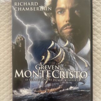 Greven av Monte Cristo (1975) Äventyr/Drama DVD Region 2 – Richard Chamberlain | Alexandre Dumas Klassiker
