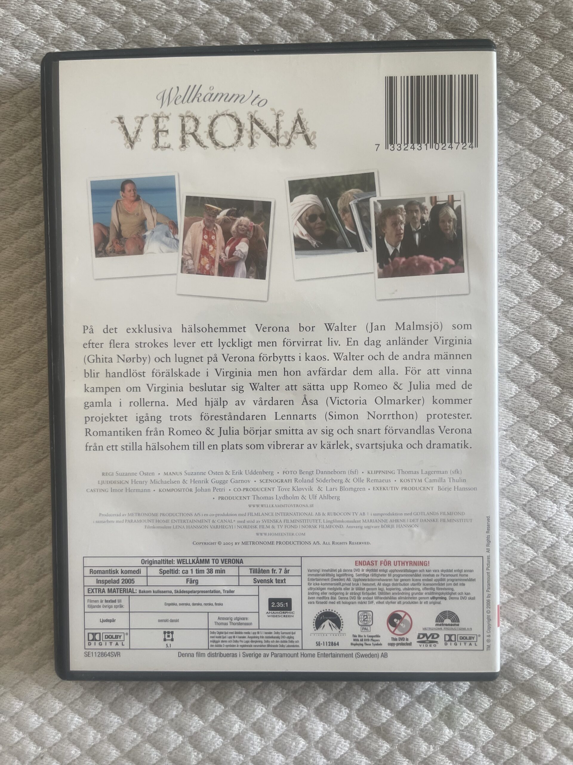 Wellkåmm to Verona (2005) DVD – Romantisk Komedi – Region 2 - Bild 2