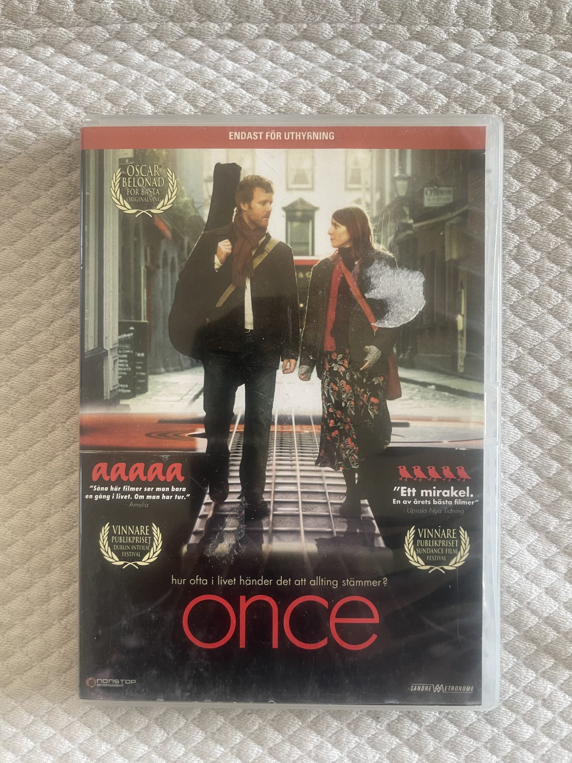 Once (2007) DVD – Drama/Musikal – Region 2